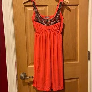 Coral dress